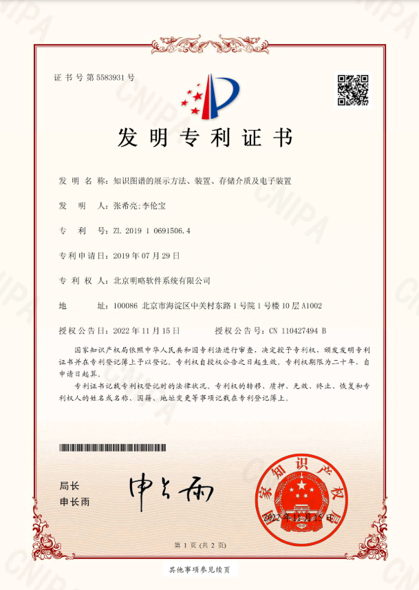 知識(shí)圖譜的展示方法、裝置、電子設(shè)備及可讀存儲(chǔ)介質(zhì)